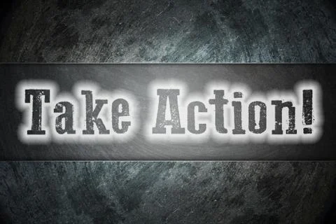 Take action concept Stock Illustration