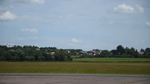 Take off by aerotow Stock Footage 90613975