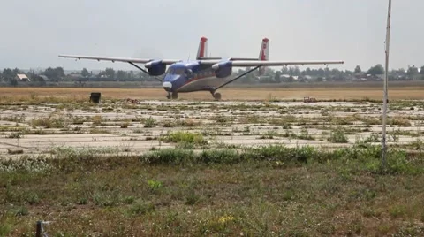 Take-off aircraft Stockbeeldmateriaal 8657989