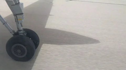 Take Off and Wheel Retraction in Dash 8 Airliner Stock Footage 78602454