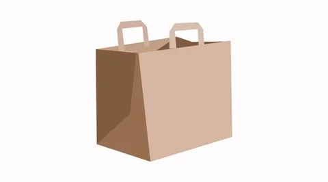 Take Away Bag Icon. Stock Illustration