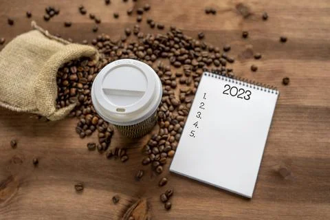 Take-away coffee cup Stock Photos