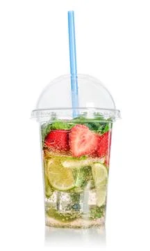 Take away drinks concept. Stock Photos