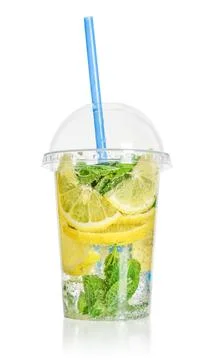 Take away drinks concept. Stock Photos