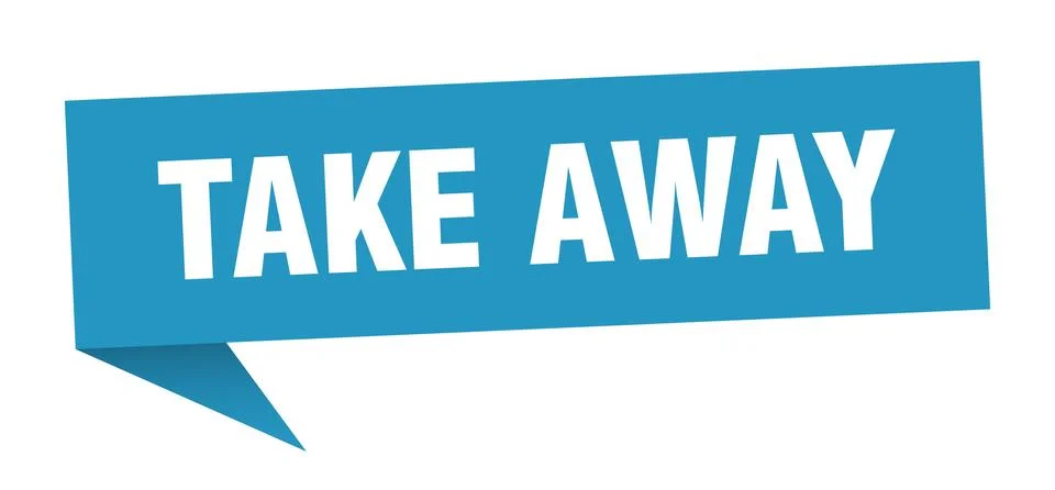 Take away Stock Illustration