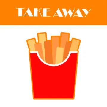 Take Away. Stock Illustration