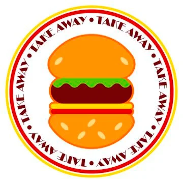 Take Away. Stock Illustration