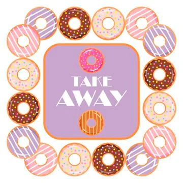 Take Away. Stock Illustration