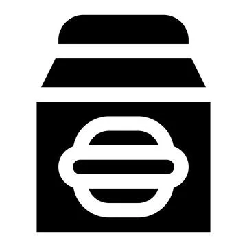 Take Away Vector Icon Design Illustration Stock Illustration