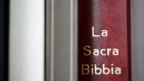 Take the Bible book Stock Footage 87039657