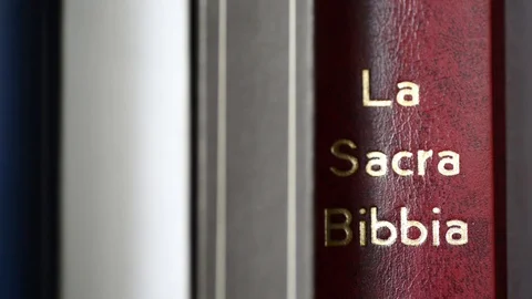 Take the Bible book Stock Footage 87039947