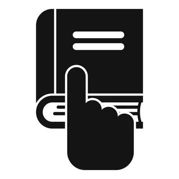 Take book of learning icon simple vector. Reduce information イラスト素材