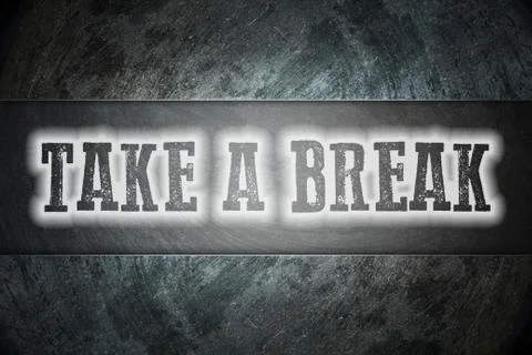 Take a break concept Stock Illustration
