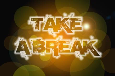 Take a break concept Stock Illustration