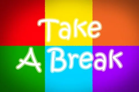 Take a break concept Stock Illustration