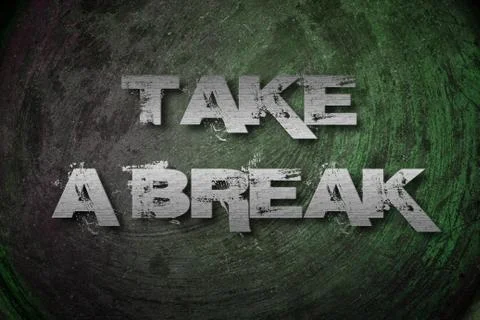Take a break concept Stock Illustration