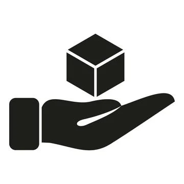 Take care of vr app icon simple vector. Augmented reality 스톡 일러스트