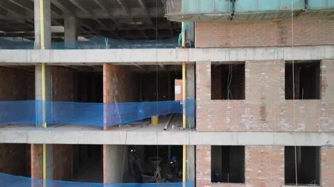 Take detail of building under construction in Colombia 動画素材 302278154