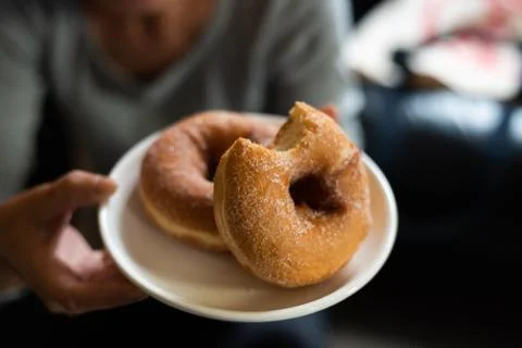 Take a donut Stock Photos