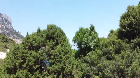 Take off drone cala goliritze Stock Footage 185981336