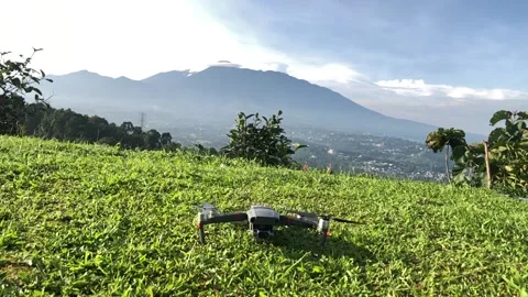 Take Off Drone DJI Mavic 2 Stock Footage 217384678