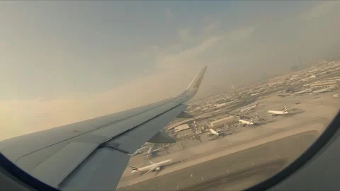Take off from Dubai Stock Footage 231222025