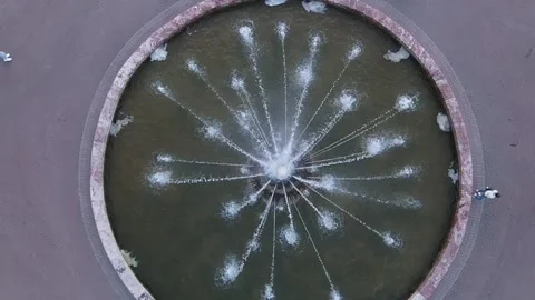 Take off from the fountain Stock Footage 161324981