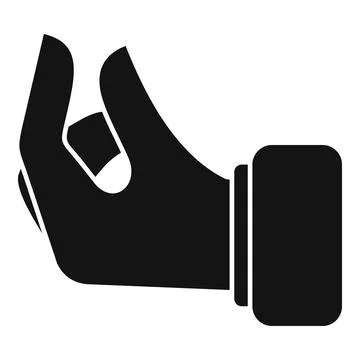 Take hand icon simple vector. Arm pose Stock Illustration
