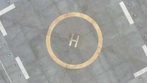 Take Off From Helicopter Helipad Stock Footage 108716480