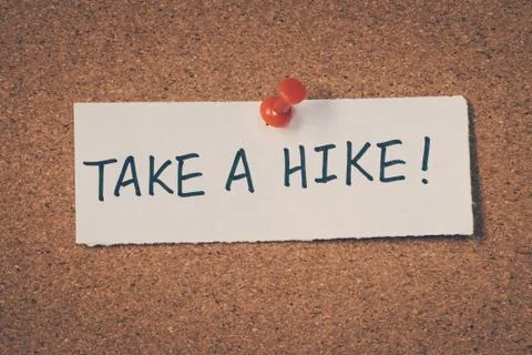 Take a hike Stock Photos