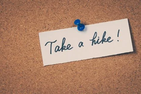 Take a hike Stock Photos