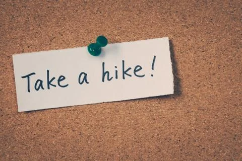 Take a hike Stock Photos