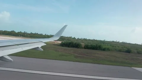 Take off inside jet Key West Stock Footage 232733711