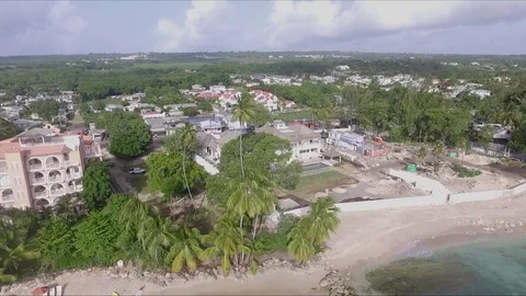 Take off from island Stock Footage 88573183