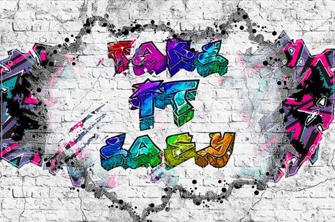 Take it easy. Vector illustration Stock Illustration