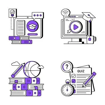 Take a look at this amazing ouline illustrations set of gym equipment Stock-Illustration