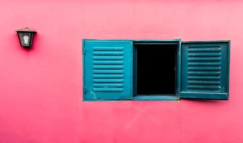 Take a look inside through this window and see what you may found Stock Photos