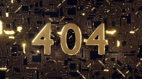 Take a look at this modern 404 Error Page with a Circuit Board Background design Stock Footage 277608707