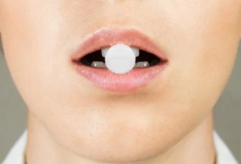 Take medication Foto stock