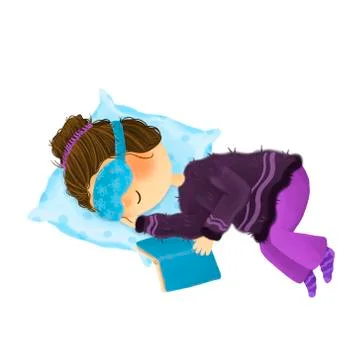 Take a nap Stock Illustration