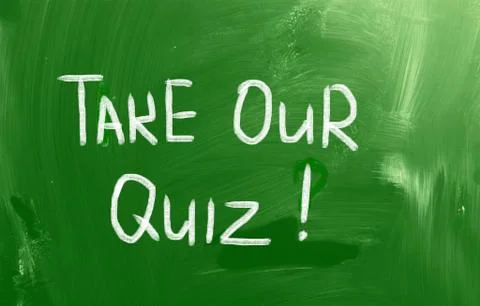Take our quiz concept Ilustração Stock