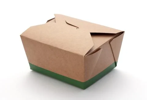 Take out box isolated Foto stock