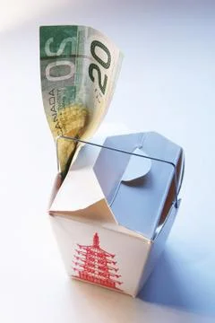Take out cost Stock Photos