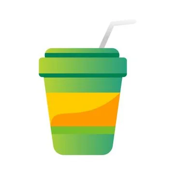 Take out drink cup vector illustration Ilustração Stock