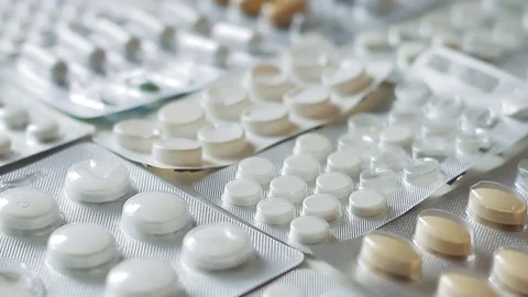 Take pills Stock Footage 74958146