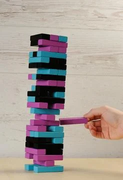 Take risk brick Stock Photos