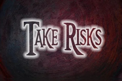 Take risks concept Illustrazione stock