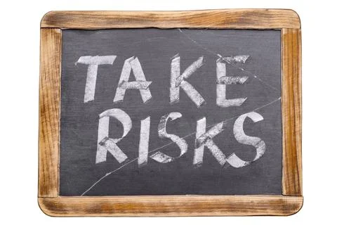 Take risks framed Stock Photos