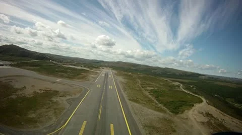 Take Off Runway Norway Stock-Footage 18186493