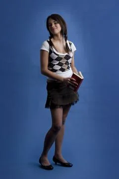 Take a second from the book Stock-Fotos